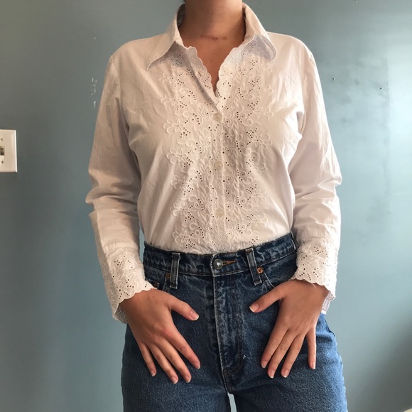 Worthington Tops - Worthington | Vintage White Button Up Shirt